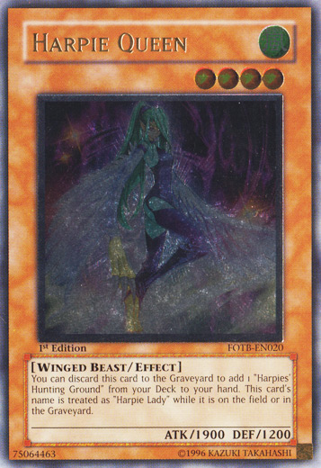 Harpie Queen [FOTB-EN020] Ultimate Rare | Exor Games Truro