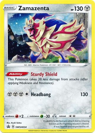 Zamazenta (SWSH034) [Sword & Shield: Black Star Promos] | Exor Games Truro