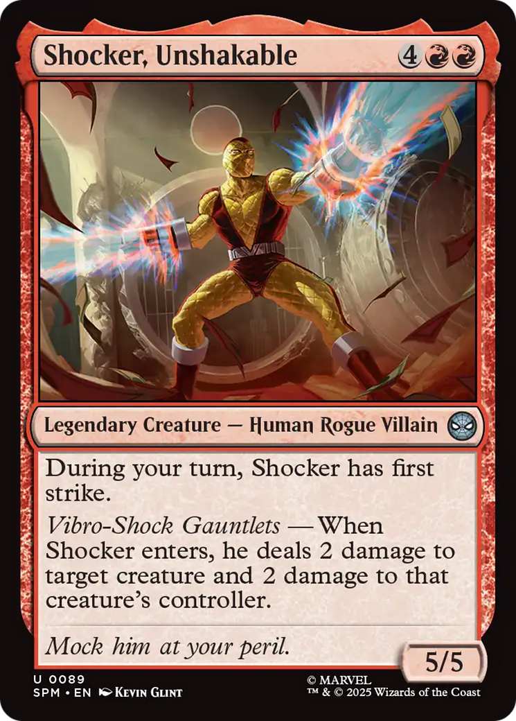 Shocker, Unshakable [Marvel's Spider-Man] | Exor Games Truro