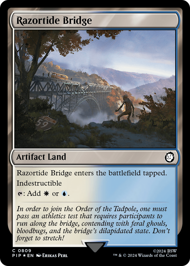 Razortide Bridge (Surge Foil) [Fallout] | Exor Games Truro
