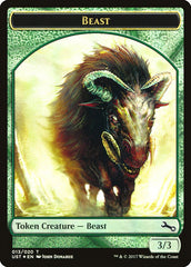 Beast // Beast Double-Sided Token [Unstable Tokens] | Exor Games Truro