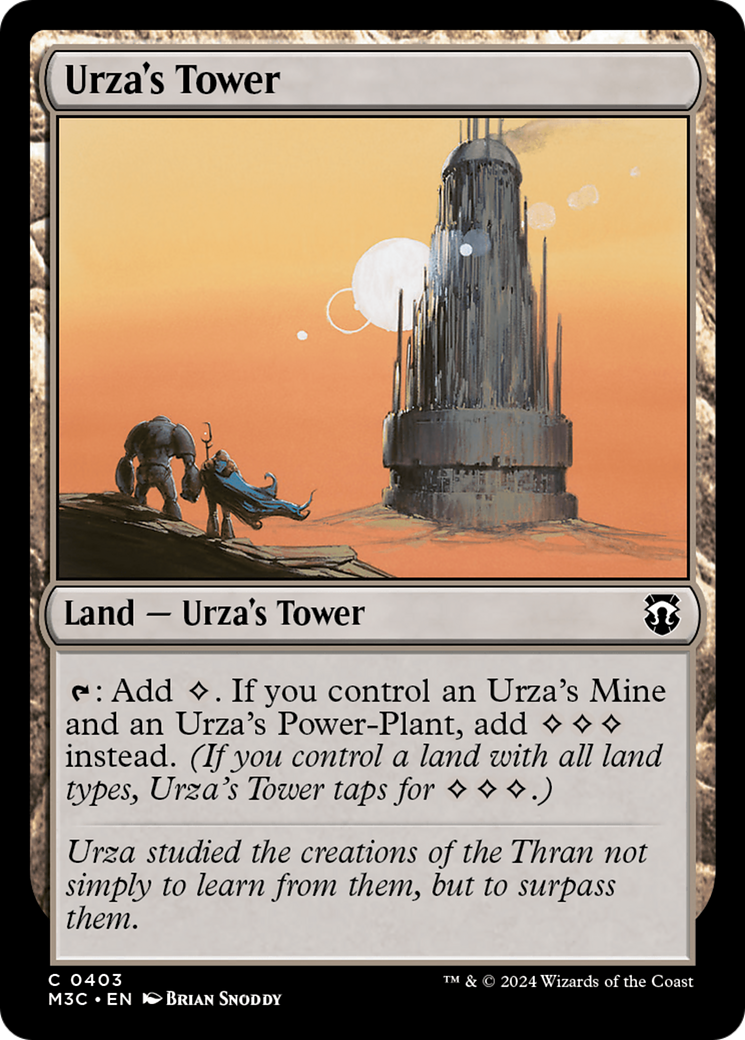 Urza's Tower (Ripple Foil) [Modern Horizons 3 Commander] | Exor Games Truro