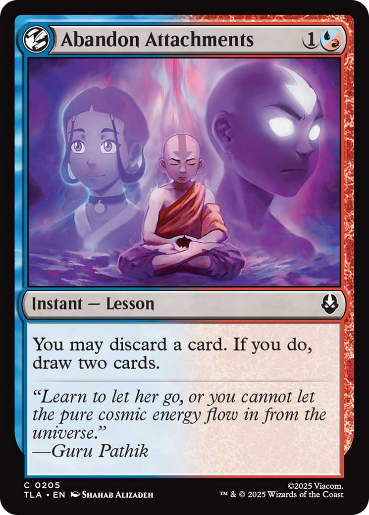 Abandon Attachments [Avatar: The Last Airbender] | Exor Games Truro