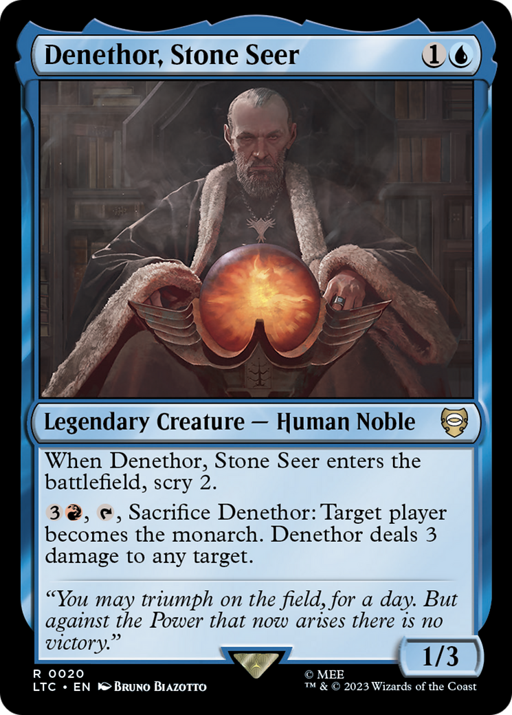 Denethor, Stone Seer [The Lord of the Rings: Tales of Middle-Earth Commander] | Exor Games Truro