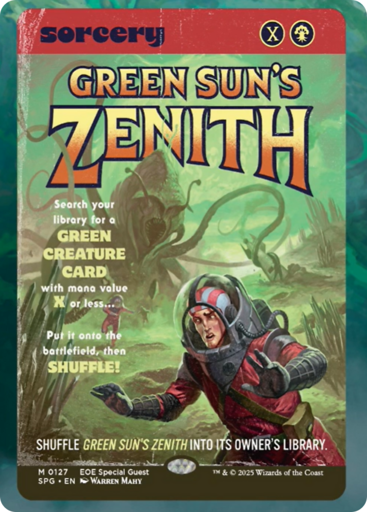 Green Sun's Zenith (Showcase) [Edge of Eternities Special Guests] | Exor Games Truro