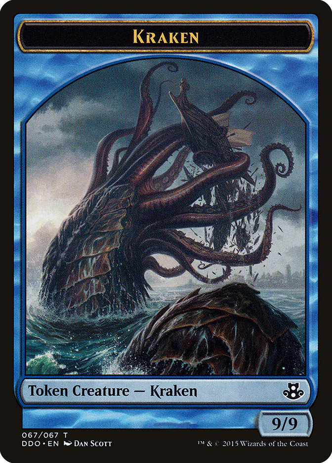 Kraken Token [Duel Decks: Elspeth vs. Kiora] | Exor Games Truro