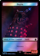 Dalek // Alien Warrior Double-Sided Token (Surge Foil) [Doctor Who Tokens] | Exor Games Truro