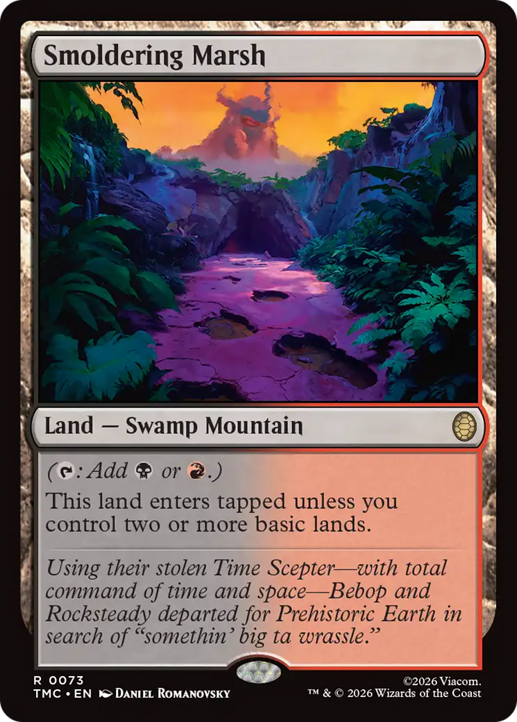 Smoldering Marsh [Teenage Mutant Ninja Turtles Commander] | Exor Games Truro