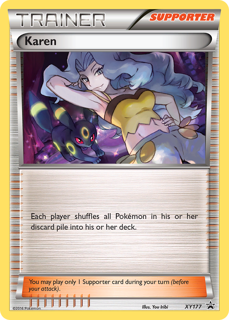 Karen (XY177) [XY: Black Star Promos] | Exor Games Truro