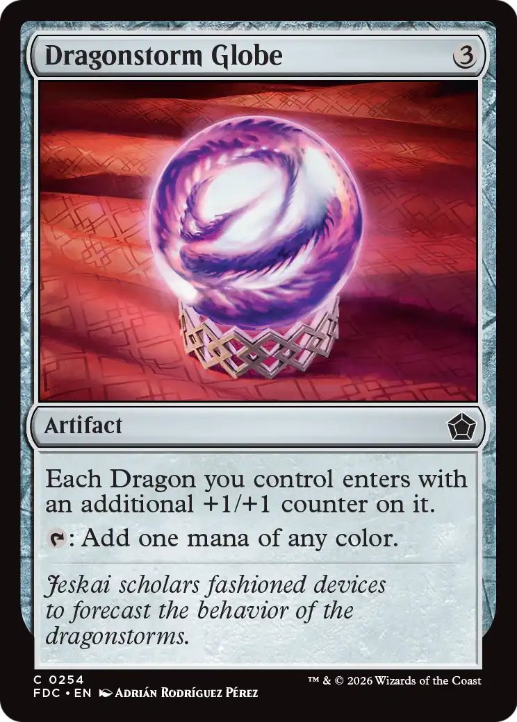 Dragonstorm Globe [Foundations Commander] | Exor Games Truro