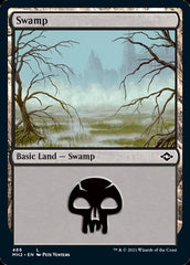 Swamp (486) (Foil Etched) [Modern Horizons 2] | Exor Games Truro