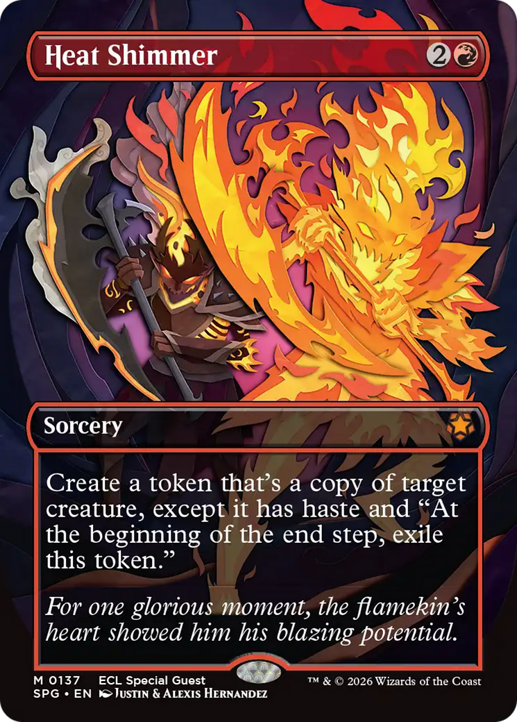 Heat Shimmer (Borderless) [Lorwyn Eclipsed Special Guests] | Exor Games Truro