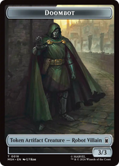 Merfolk // Doombot Double-Sided Token [Marvel Super Heroes Tokens] | Exor Games Truro