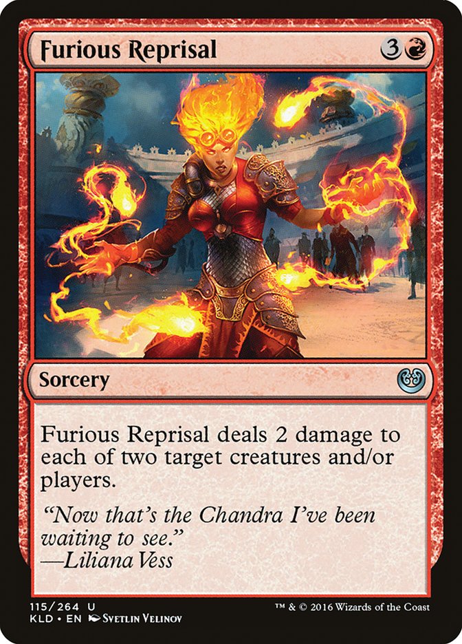 Furious Reprisal [Kaladesh] | Exor Games Truro