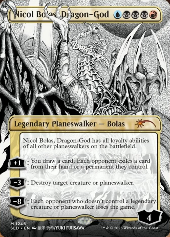 Nicol Bolas, Dragon-God (Borderless) [Secret Lair Drop Series] | Exor Games Truro