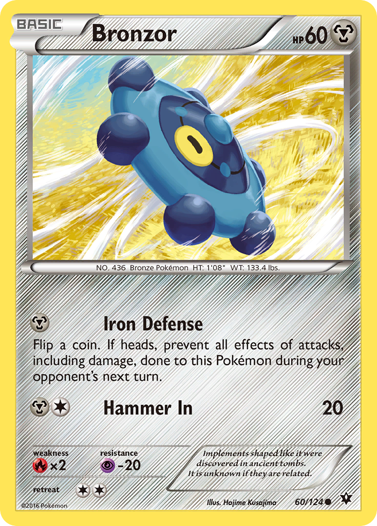 Bronzor (60/124) [XY: Fates Collide] | Exor Games Truro