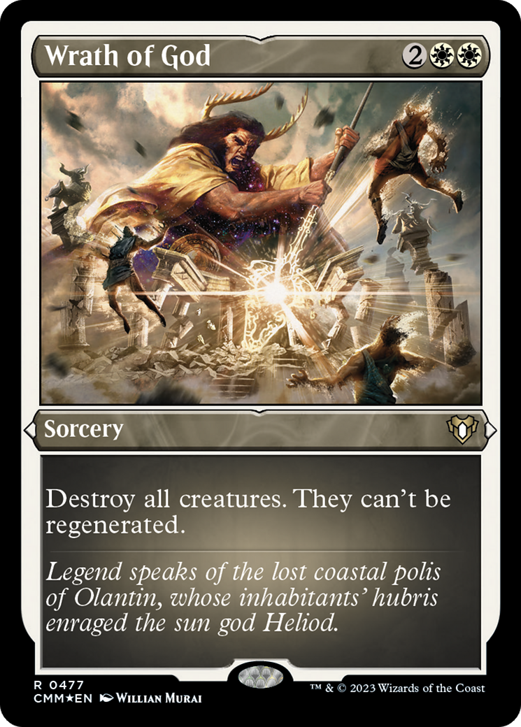 Wrath of God (Foil Etched) [Commander Masters] | Exor Games Truro