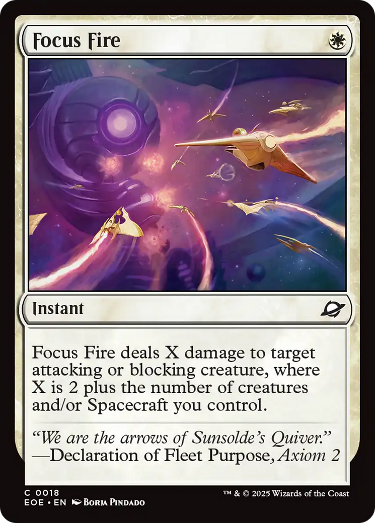 Focus Fire [Edge of Eternities] | Exor Games Truro