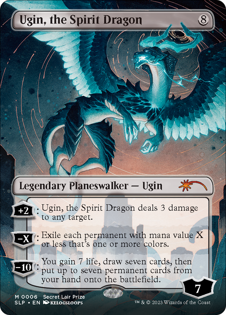 Ugin, the Spirit Dragon (Borderless) [Secret Lair Showdown] | Exor Games Truro