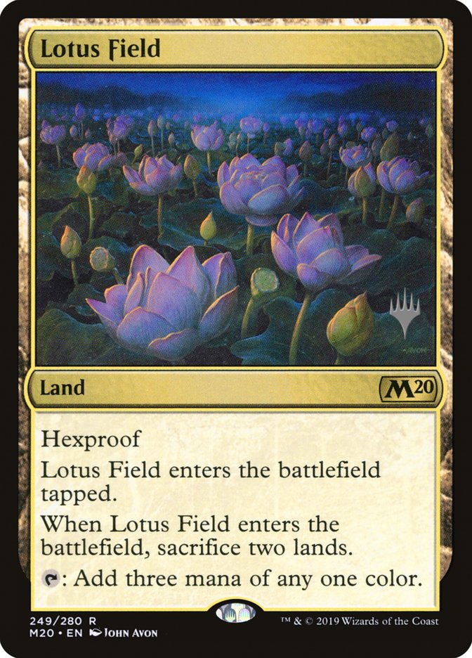 Lotus Field (Promo Pack) [Core Set 2020 Promos] | Exor Games Truro