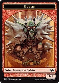 Goblin (010) // Construct (017) Double-Sided Token [Modern Horizons Tokens] | Exor Games Truro