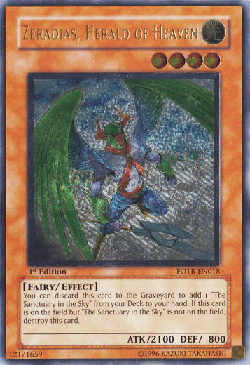 Zeradias, Herald of Heaven [FOTB-EN018] Ultimate Rare | Exor Games Truro