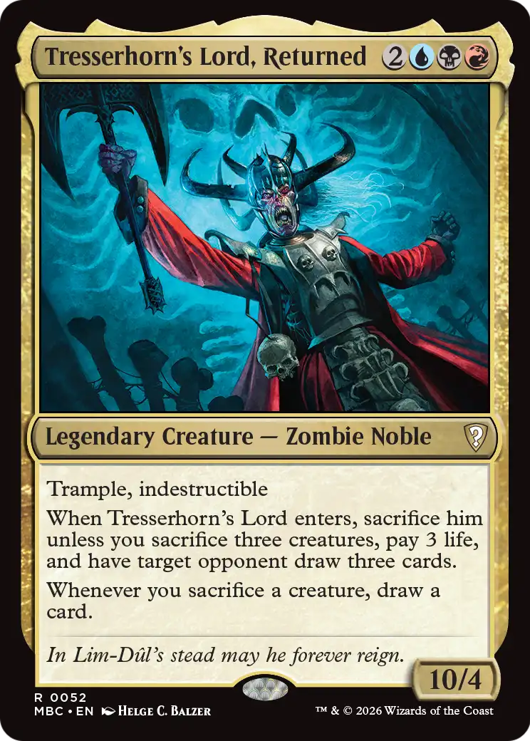 Tresserhorn's Lord, Returned [Mystery Booster: Commander Edition] | Exor Games Truro
