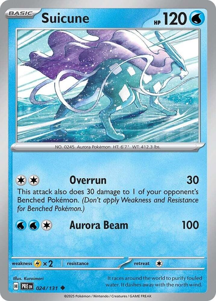 Suicune (024/131) [Scarlet & Violet: Prismatic Evolutions] | Exor Games Truro