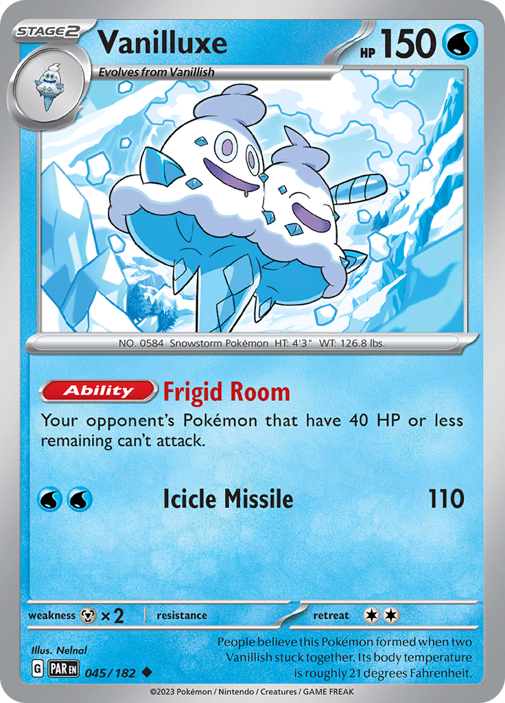 Vanilluxe (045/182) [Scarlet & Violet: Paradox Rift] | Exor Games Truro