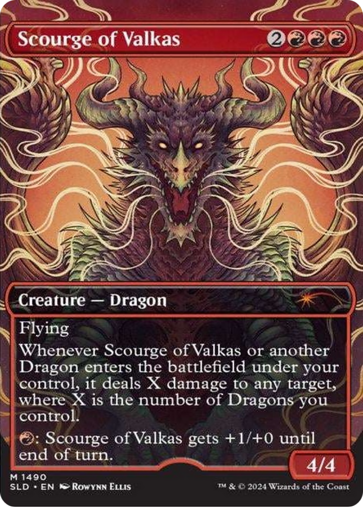 Scourge of Valkas (Rainbow Foil) [Secret Lair Drop Series] | Exor Games Truro