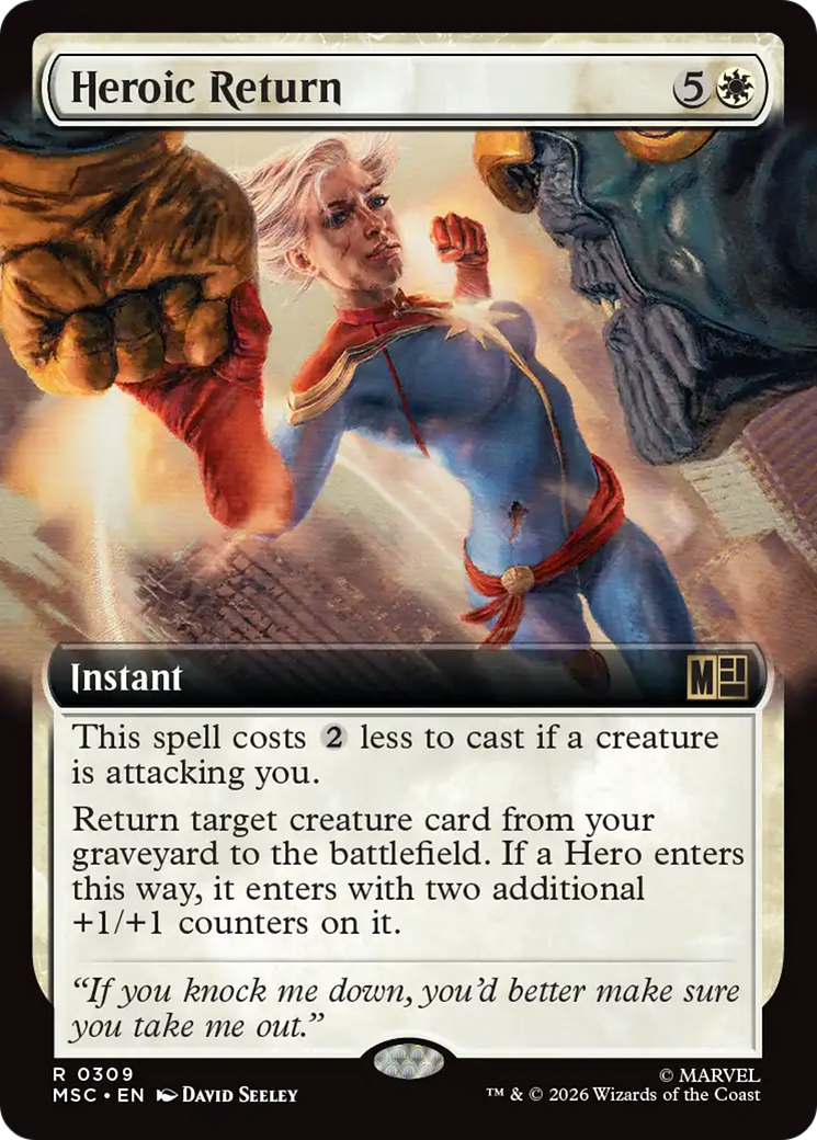 Heroic Return (Extended Art) [Marvel Super Heroes Commander] | Exor Games Truro