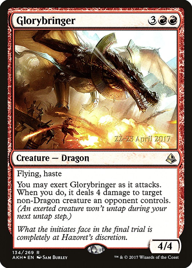 Glorybringer [Amonkhet Prerelease Promos] | Exor Games Truro