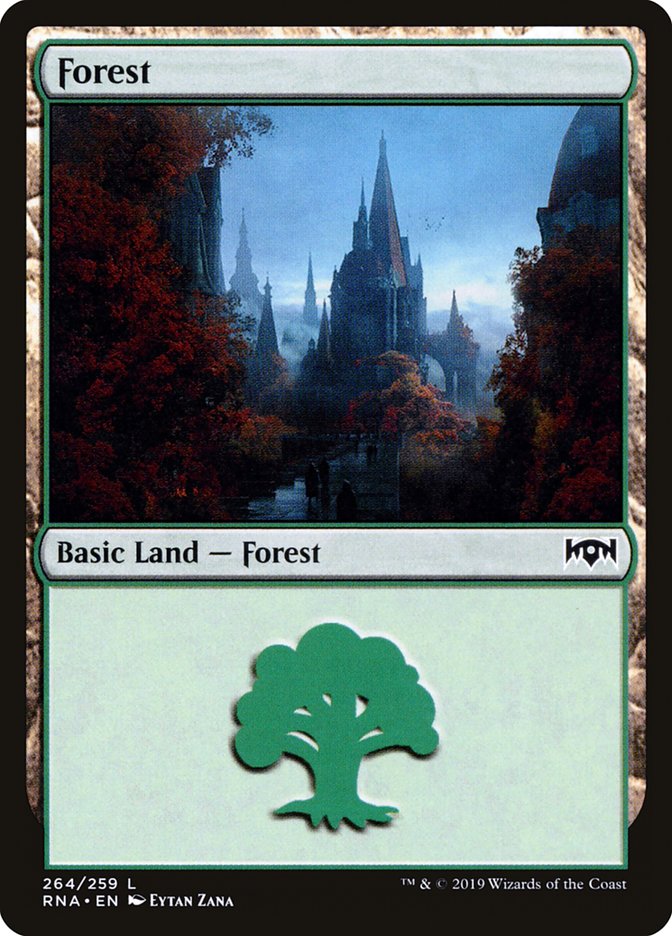 Forest (264) [Ravnica Allegiance] | Exor Games Truro