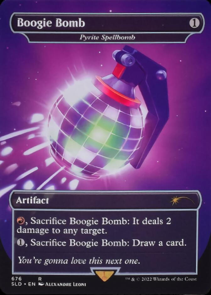 Pyrite Spellbomb - Boogie Bomb (Borderless) [Secret Lair Drop Promos] | Exor Games Truro