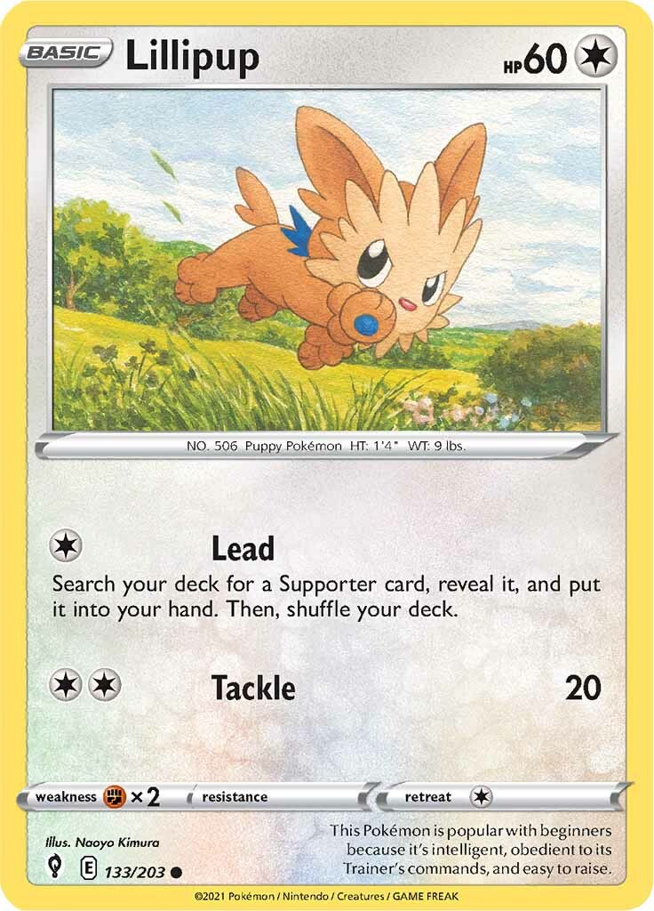 Lillipup (133/203) [Sword & Shield: Evolving Skies] | Exor Games Truro