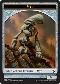 Myr (023) // Thopter (025) Double-Sided Token [Commander 2018 Tokens] | Exor Games Truro