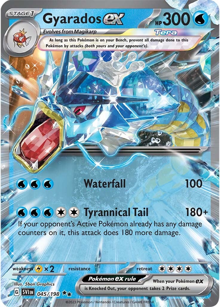 Gyarados ex (045/198) [Scarlet & Violet: Base Set] | Exor Games Truro