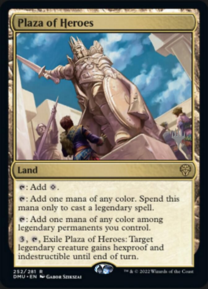 Plaza of Heroes (Promo Pack) [Dominaria United Promos] | Exor Games Truro