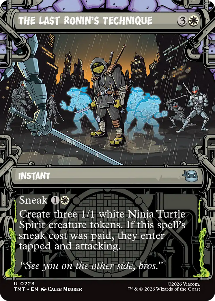 The Last Ronin's Technique (Showcase) [Teenage Mutant Ninja Turtles] | Exor Games Truro