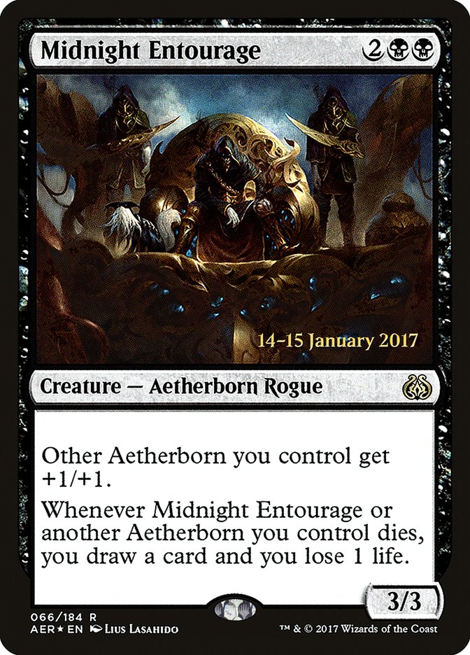 Midnight Entourage [Aether Revolt Prerelease Promos] | Exor Games Truro