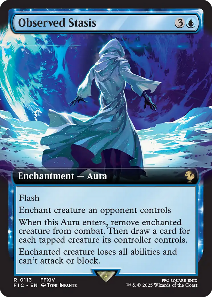 Observed Stasis (Extended Art) [FINAL FANTASY Commander] | Exor Games Truro