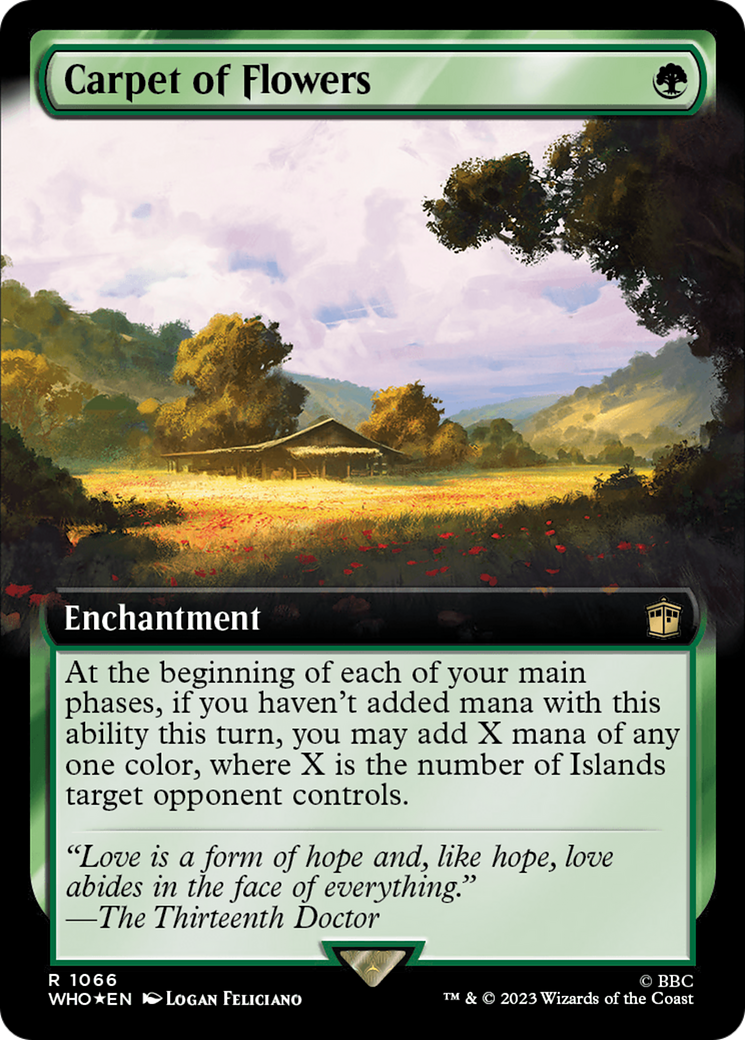 Carpet of Flowers (Extended Art) (Surge Foil) [Doctor Who] | Exor Games Truro