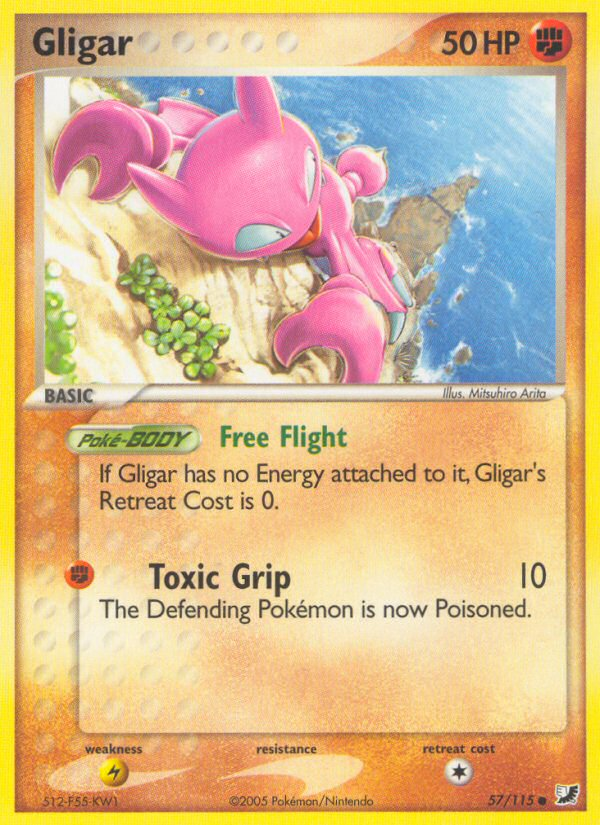 Gligar (57/115) [EX: Unseen Forces] | Exor Games Truro