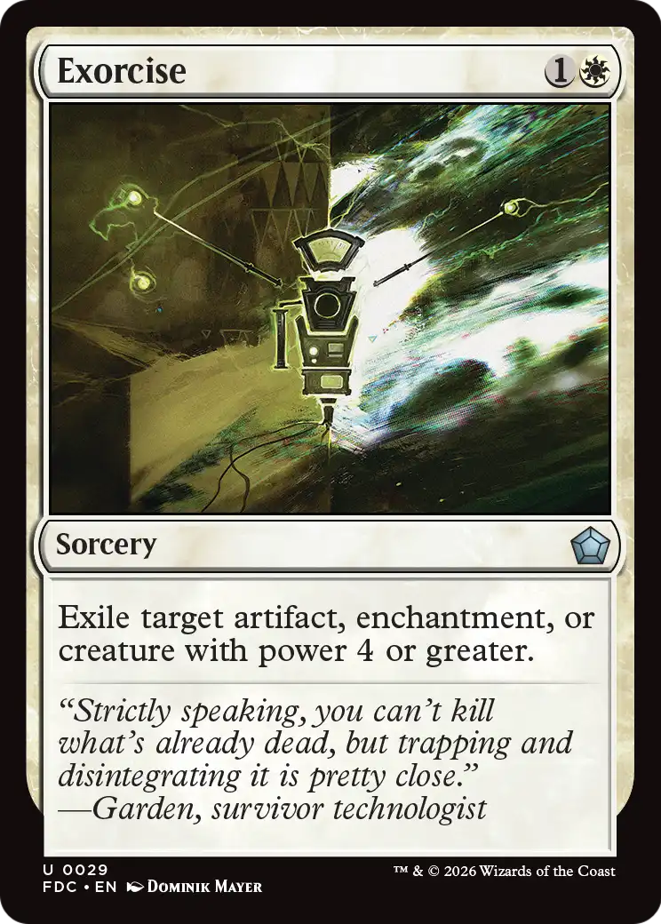 Exorcise [Foundations Commander] | Exor Games Truro