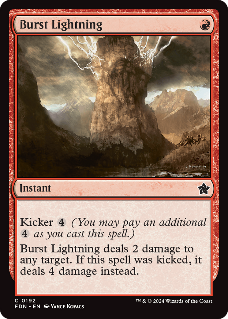Burst Lightning [Foundations] | Exor Games Truro