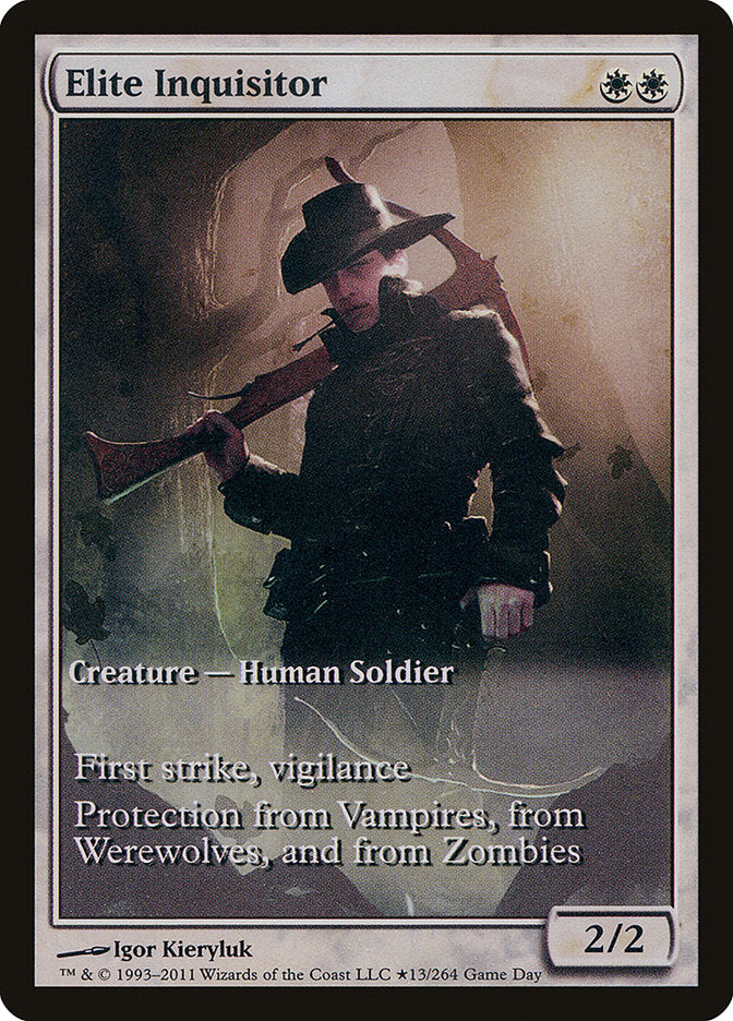 Elite Inquisitor (Game Day) [Innistrad Promos] | Exor Games Truro