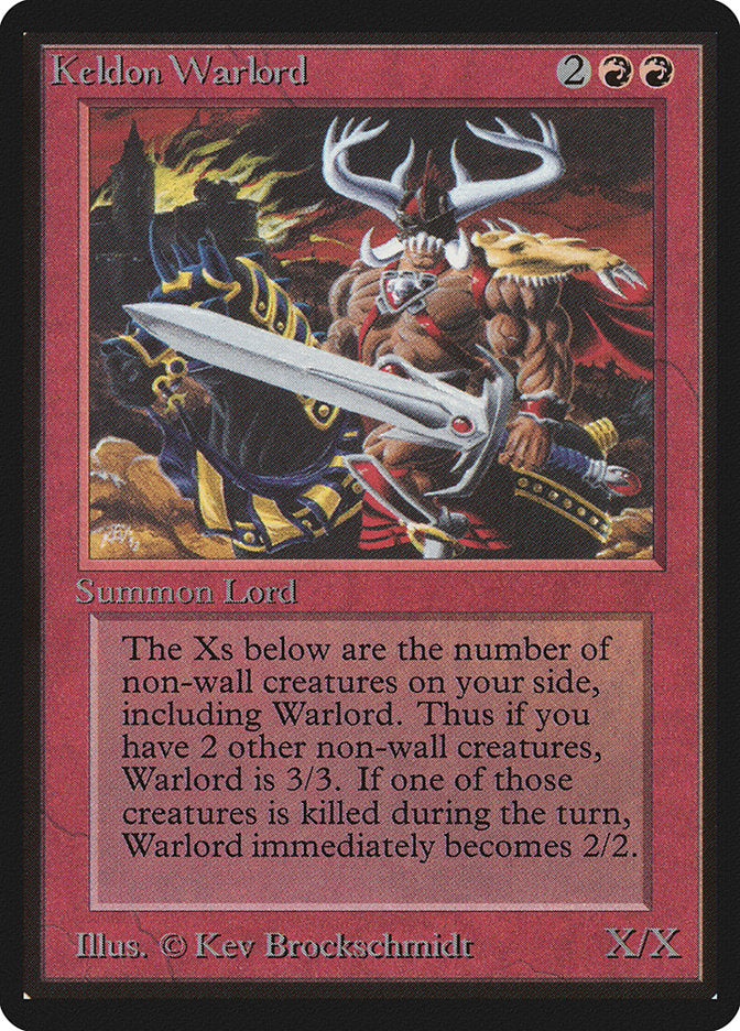 Keldon Warlord [Beta Edition] | Exor Games Truro