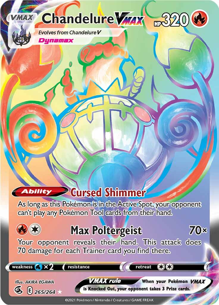 Chandelure VMAX (265/264) [Sword & Shield: Fusion Strike] | Exor Games Truro