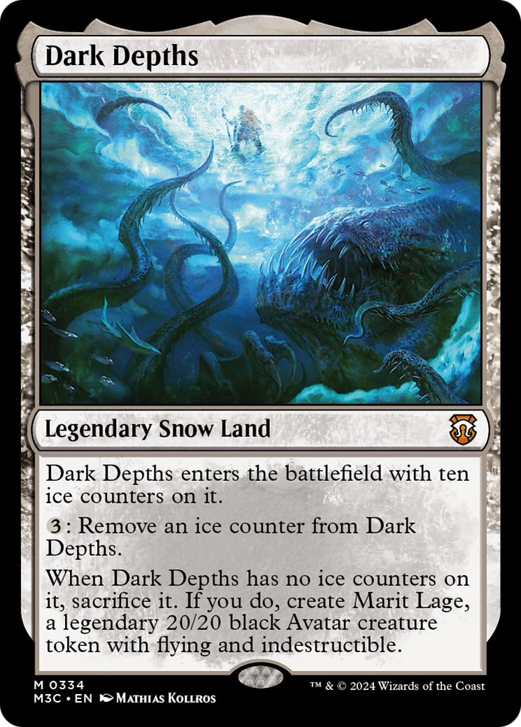 Dark Depths (Ripple Foil) [Modern Horizons 3 Commander] | Exor Games Truro