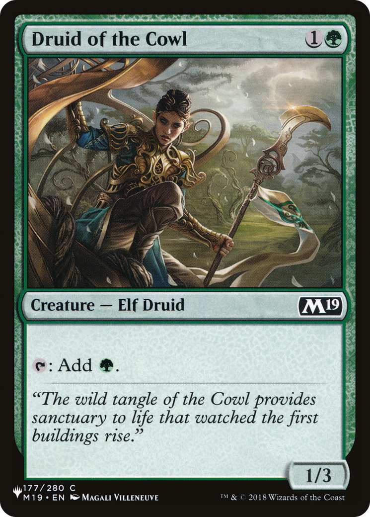 Druid of the Cowl [The List] | Exor Games Truro